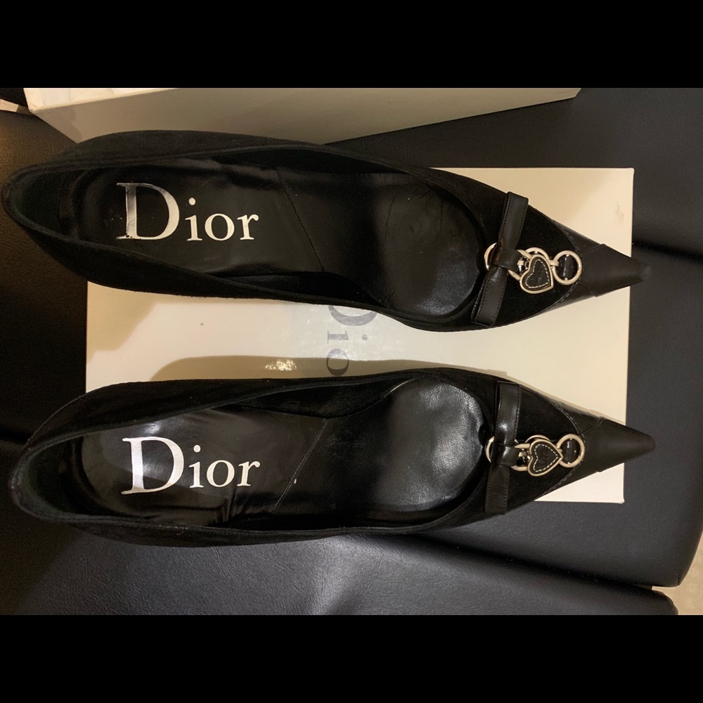 Dior Women's Black Pointed Toe Heels